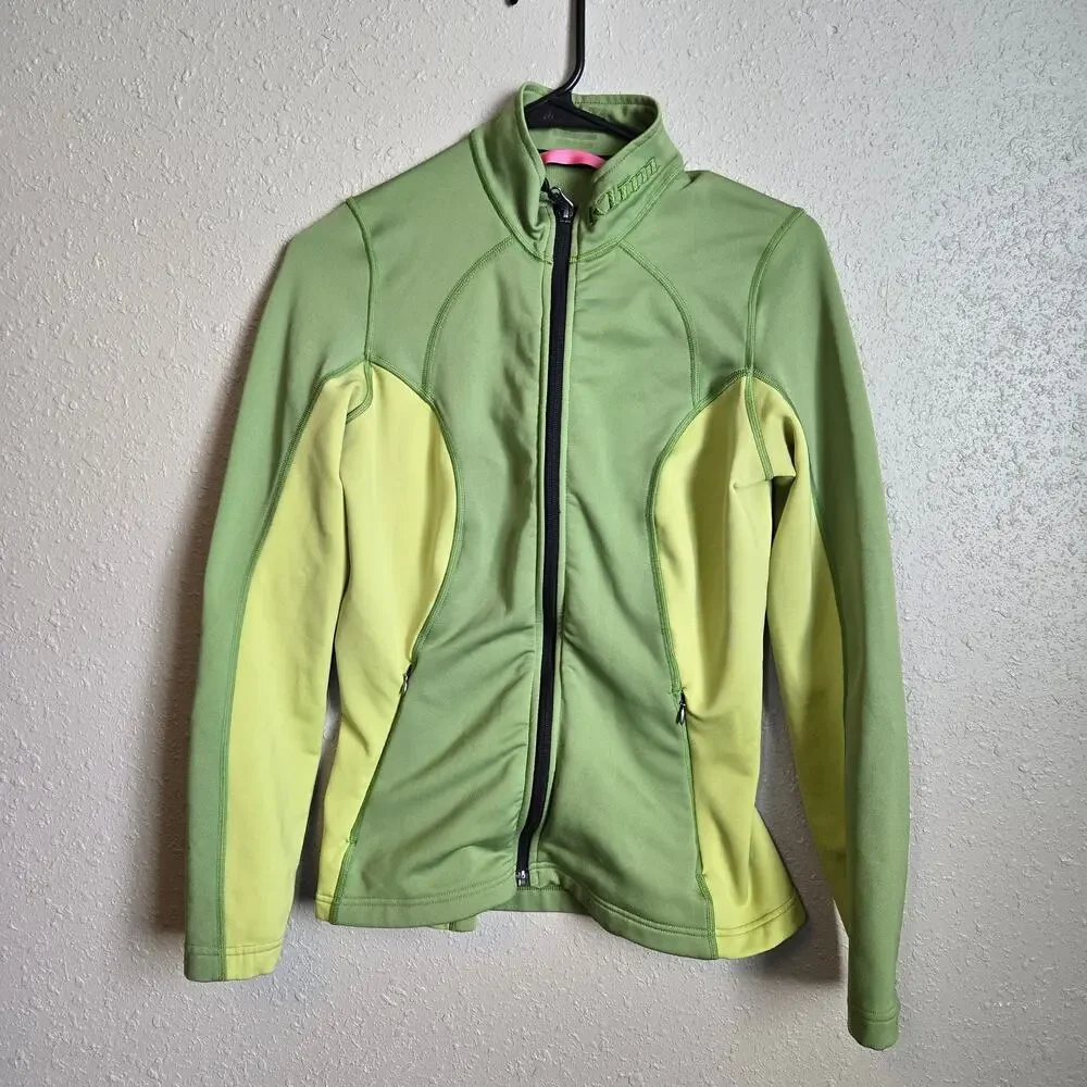 Klim Sundance Peridot Green Mid Layer Fleece Snowmobile Ski‎ Jacket Size Small
